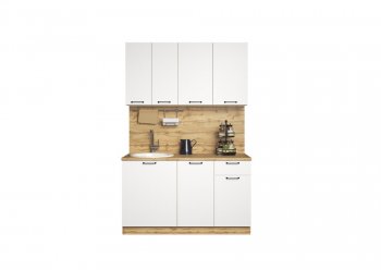 КУхонный гарнитур Хелмер 1400 мм (Сурская) в Урае - uraj.mebel-e96.ru