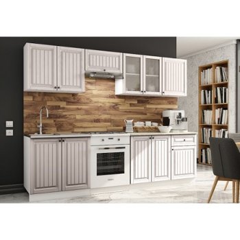 Кухонный гарнитур Хозяюшка 2600 Трюфель(Эра) в Урае - uraj.mebel-e96.ru
