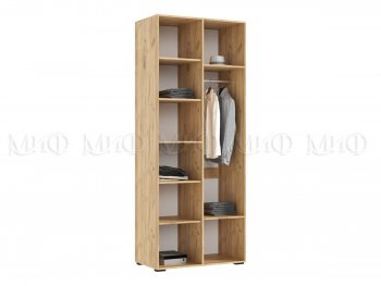 Шкаф распашной 900 мм Ирис крафт/белый (Миф) в Урае - uraj.mebel-e96.ru