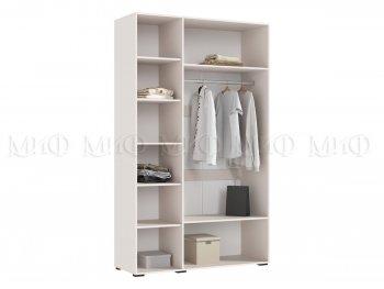 Шкаф 1350 мм Ирис с антресолью, кашемир (Миф) в Урае - uraj.mebel-e96.ru