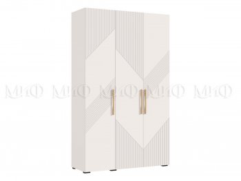 Шкаф 1350 мм Ирис с антресолью, кашемир (Миф) в Урае - uraj.mebel-e96.ru