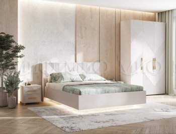 Кровать парящая Ирис кашемир (Миф) в Урае - uraj.mebel-e96.ru