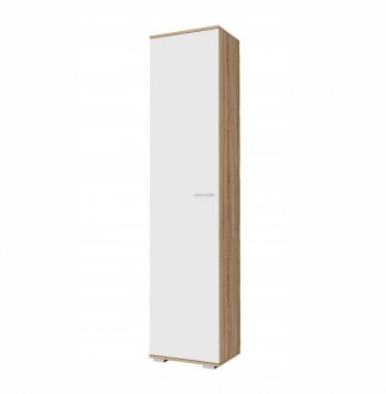 Пенал 1дв. Италия П-500 сонома/белый (Памир) в Урае - uraj.mebel-e96.ru