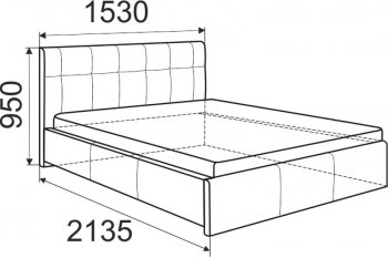 Кровать Изабелла с латами Newtone cacao (ИжМ) в Урае - uraj.mebel-e96.ru