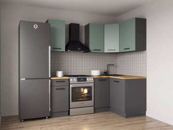 Кухонный гарнитур угловой Изумруд 2000х1200 в Урае - uraj.mebel-e96.ru