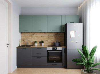 Кухонный гарнитур Изумруд 2550 мм (Санвут) в Урае - uraj.mebel-e96.ru