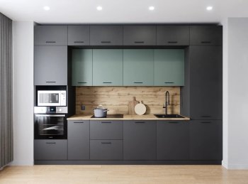 Кухонный гарнитур Изумруд 3400 мм (Санвут) в Урае - uraj.mebel-e96.ru