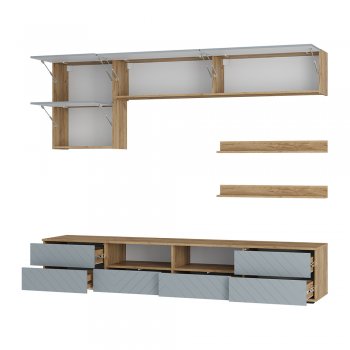 Стенка Камелия ГС-01 шарли бриз (БТС) в Урае - uraj.mebel-e96.ru