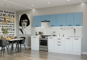 Кухонный гарнитур Капри 3000 мм ЛДСП/МДФ (Санвут) в Урае - uraj.mebel-e96.ru