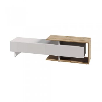 Тумба ТВ Кая белый/вотан (ВНК) в Урае - uraj.mebel-e96.ru
