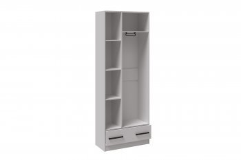Шкаф 800 мм 2-х ств. с 1-м ящ. Кевин белый (Микон) в Урае - uraj.mebel-e96.ru