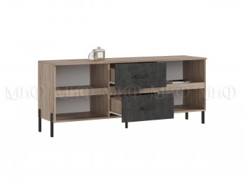 Тумба ТВ Ким бетон графит (Миф) в Урае - uraj.mebel-e96.ru