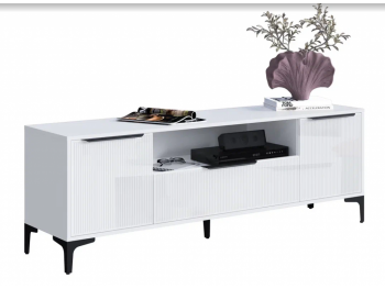 Тумба ТВ на 1650 Кимберли белый (Handis) в Урае - uraj.mebel-e96.ru