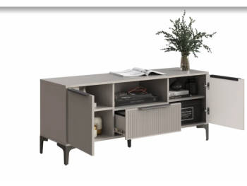 Тумба ТВ на 1350 Кимберли кашемир (Handis) в Урае - uraj.mebel-e96.ru