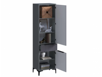 Пенал 550 мм Кимберли графит (Handis) в Урае - uraj.mebel-e96.ru