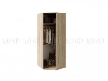 Шкаф угловой Ким сонома/белый (Миф) в Урае - uraj.mebel-e96.ru