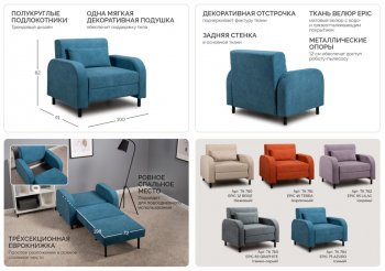 Кресло-кровать Киото (НиК) в Урае - uraj.mebel-e96.ru