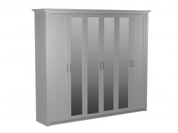 Шкаф 2700 мм 6-дверный Клер (СБК) в Урае - uraj.mebel-e96.ru