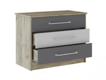 Комод Колибри Лофт серый (Текс) в Урае - uraj.mebel-e96.ru