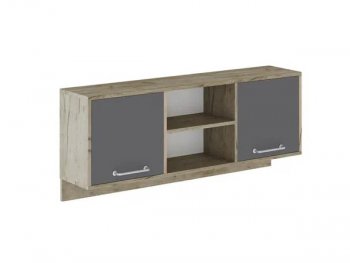 Навесная секция Колибри Лофт серый (Текс) в Урае - uraj.mebel-e96.ru | фото