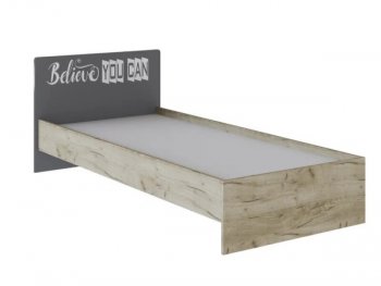 Кровать 900 мм Колибри Лофт серый (Текс) в Урае - uraj.mebel-e96.ru | фото