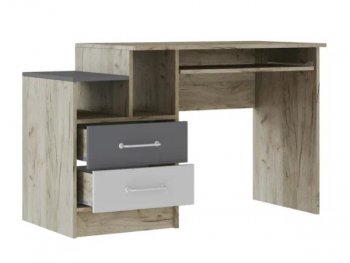 Стол письменный Колибри Лофт серый (Текс) в Урае - uraj.mebel-e96.ru