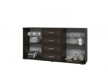 Комод №7 венге (Зарон) в Урае - uraj.mebel-e96.ru