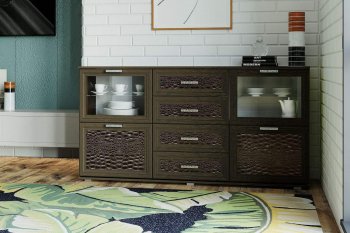 Комод №7 венге (Зарон) в Урае - uraj.mebel-e96.ru