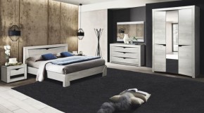 Комод 33.11 Лючия бетон пайн белый / венге (Олмеко) в Урае - uraj.mebel-e96.ru