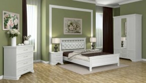 Комод 4 ящ  ГРАЦИЯ (лак) Белый / Белый (БМ) в Урае - uraj.mebel-e96.ru