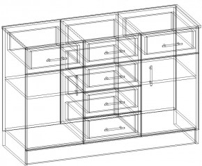 Комод К1200 2Д серия София в Урае - uraj.mebel-e96.ru