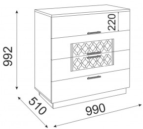 Комод Тиффани М23 (Риннер) в Урае - uraj.mebel-e96.ru