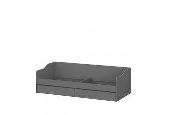 Кровать с ящиками КР-2 графит серый (СВ) в Урае - uraj.mebel-e96.ru