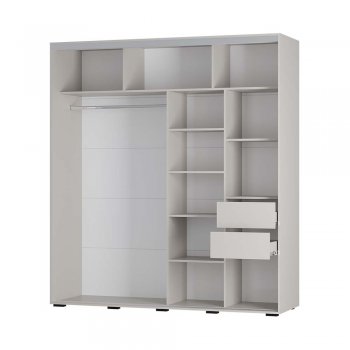 Шкаф-купе Крафт-6 кашемир 2000 мм (БТС) в Урае - uraj.mebel-e96.ru