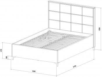 Кровать с подъемным механизмом Мега синий (Лин) в Урае - uraj.mebel-e96.ru