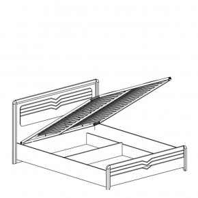 Кровать 1600 с подъемным механизмом Фьорд 156 (Яна) в Урае - uraj.mebel-e96.ru