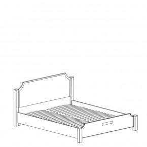 Кровать двойная 1600 Адель 452 (Яна) в Урае - uraj.mebel-e96.ru