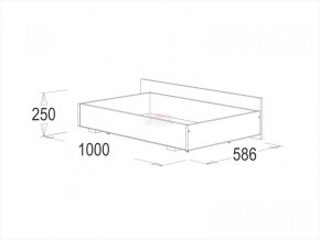 Кровать двойная Ольга 1Н + 2-а ящика (1200*2000) в Урае - uraj.mebel-e96.ru