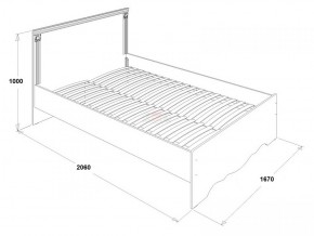 Кровать двойная Ольга 1Н + 2-а ящика (1600*2000) в Урае - uraj.mebel-e96.ru