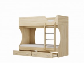Кровать двухъярусная Д2 New/(дуб сонома) (Олм) в Урае - uraj.mebel-e96.ru