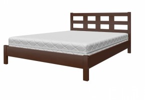 Кровать из массива Вероника-4 Орех (1400х2000) (БМ) в Урае - uraj.mebel-e96.ru