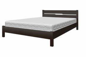 Кровать из массива Вероника-5 Темный орех (900х2000) (БМ) в Урае - uraj.mebel-e96.ru