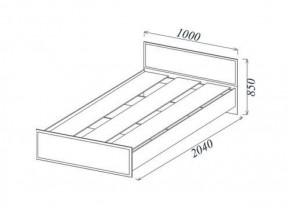 Кровать Классика 900 в Урае - uraj.mebel-e96.ru