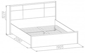 Кровать Люкс Амели с ортопедическим основанием 1400*2000 в Урае - uraj.mebel-e96.ru