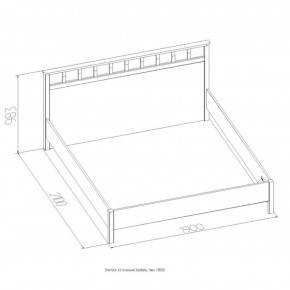 Кровать Шерлок Люкс 1200 ясень анкор светлый 1200*2000 в Урае - uraj.mebel-e96.ru