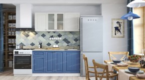 Кухонный гарнитур Хозяюшка 1500 Магнолия/Деним (Эра) в Урае - uraj.mebel-e96.ru