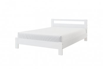 Кровать из массива Лана Белый Античный (БМ) в Урае - uraj.mebel-e96.ru