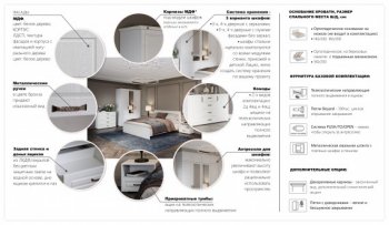 Шкаф распашной 1440 мм Лацио 3Д, белое дерево (Имп) в Урае - uraj.mebel-e96.ru