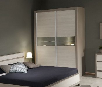 Шкаф-купе 1750 мм 2-х дверный Лацио (СБК) в Урае - uraj.mebel-e96.ru