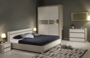 Спальный гарнитур Лацио, модульный (СБК) в Урае - uraj.mebel-e96.ru